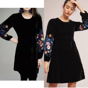 NWT Michie Embroidered Dress Anthropologie